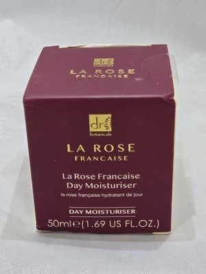 DR BOTANICALS  LA ROSE FRANCAISE  DAY MOISTURISER 50ML 1.69 FL.OZ. New Sealed