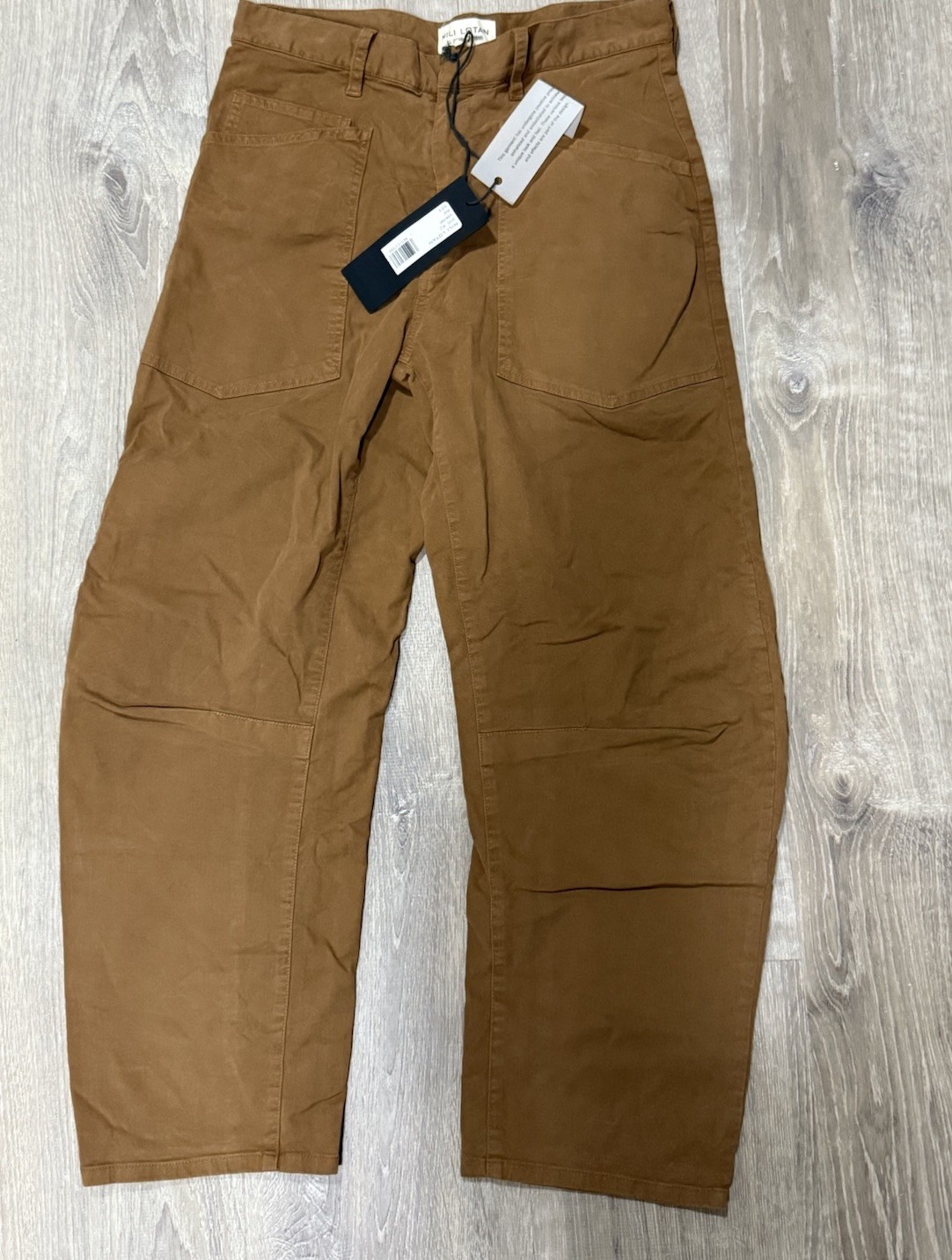 Nili Lotan Shon Pant $375 Rust Brown Barrel Nwt 0 image 8