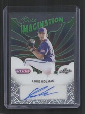 2025 LEAF VIVID #PA-LH1 LUKE HOLMAN AUTO /8 PURE IMAGINATION ACETATE REDS