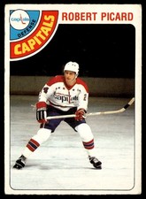 1978-79 O-Pee-Chee Robert Picard Rookie Washington Capitals #39