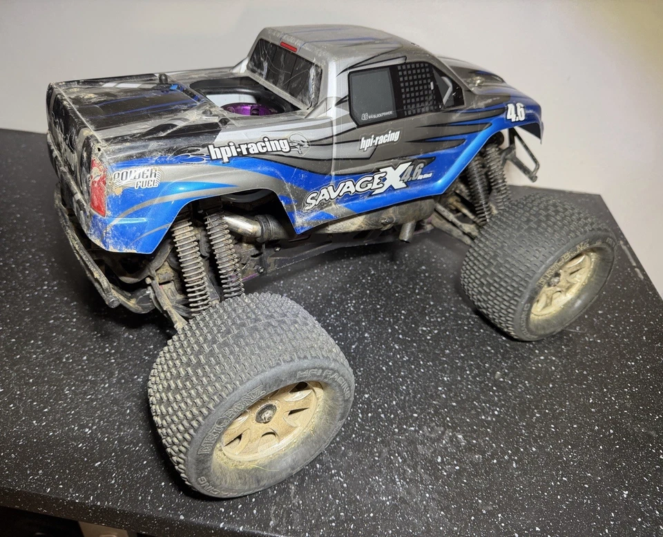HPI Savage X 4.6 1:8 Nitro Monster Truck mit Rückwärtsgang - Bild 1 von 4