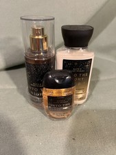 Bath and Body Works INTO THE NIGHT 3pc Set. Hand Gel, Body Lotion, Fragrance  