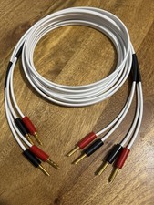 QED XTC Speaker Cable 5N OFC 6m Pair Gold Plated BFA Z Banana Connectors All New