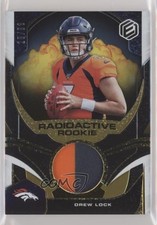2019 Panini Elements Radioactive Rookie Materials Gold 28/99 Drew Lock oc3