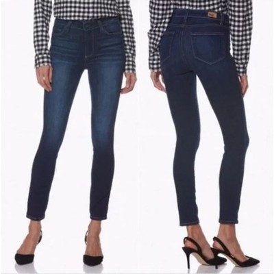 Paige Verdugo Ankle Stretch Medium Wash Blue Denim Skinny Jeans 27