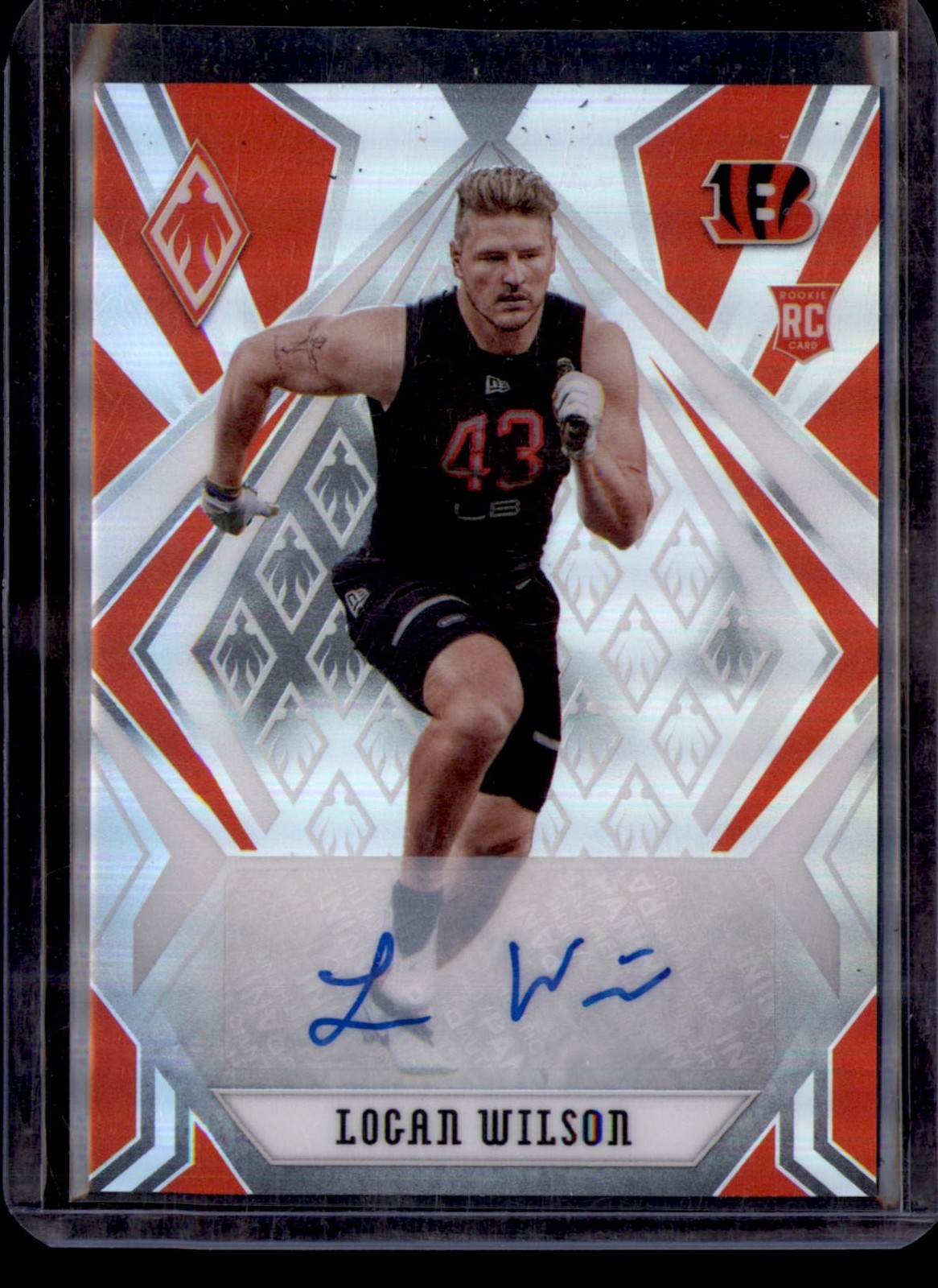 Logan Wilson Panini Phoenix #198 Autograph-Orange