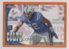 2010 Topps Chrome Rack Pack Orange Refractor Jerry Hughes #C82 0b3