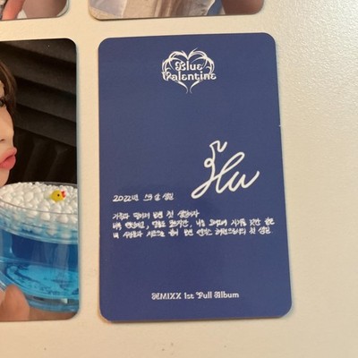 JIWOO nmixx Photocard Album Blue Valentine Official Kpop | eBay