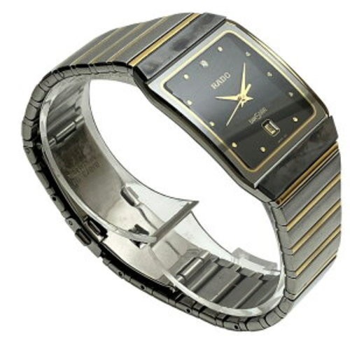 RADO DiaStar 129.0266.3 Black Dial Quartz Vintage Unisex Watch 28mm