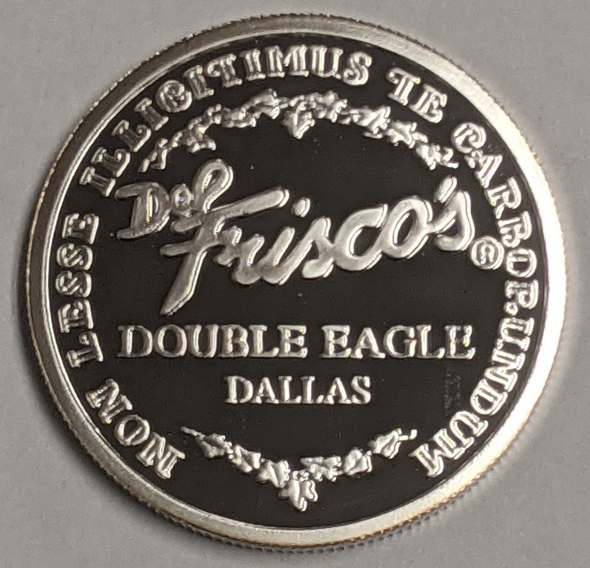 Vintage 1994 Del Frisco's Dallas ~ Double Eagle ~ 1 oz .999 Fine