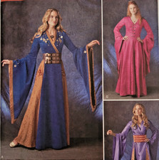 Simplicity 1009 Medieval Fantasy Game of Thrones Cersei Gown 14-22 UC