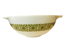 Vitg Pyrex #444 Verde Autumn Floral Cinderell...