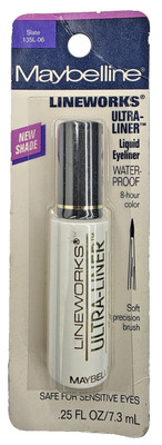 Maybelline LINEWORKS Ultra Liquid Eyeliner Waterproof-135L-06 SLATE(READ)