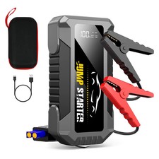 Car Jump Starter 5000A, Up to 8L Gas  7L Diesel Engines ,20000mAh Battery Bank
