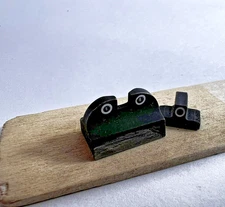 Pistol Handgun MH3 3 Dot Tritium Night Sight Set Black Front Rear Sights