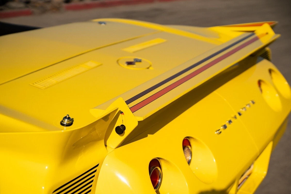 Big Banana Corvette - adjustable rear spoiler