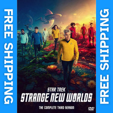 Star Trek Strange New Worlds TV Series Season 1-3 2025 DVD Region Free Full HD
