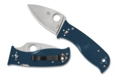 Spyderco Knives Lil Temperance 3 C69PBL3K390 Blue FRN and K390 Steel Pocket