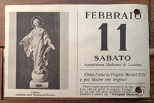 Erscheinung Der Madonna Von Lourdes Santino Vom Samstag, 11. Februar 1933