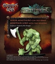 Avatars of War Minotaur Lord with two weapons aow27 Fantasy 28mm Beasts of Chaos