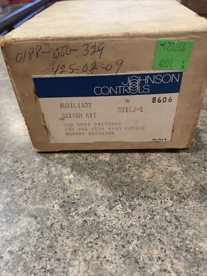 Johnson Controls S91EJ-1 Auxiliary Switch Kit for M100 Series Rotary Actuator