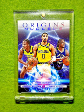 Tyrese Haliburton SILVER PRIZM Jarace Walker ROOKIE CARD RC 2023 Origins NUCLEUS