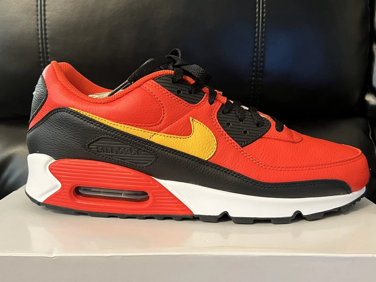 a lo largo sabiduría Cuidado Nike Air Max 90 By You 'Yo' UK 11 EUR 46 University's Red Black Yellow  DO7430 90 884776259714 | eBay