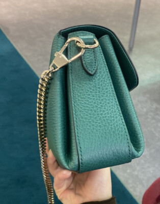fuckthatnardshop bag ブルー greeny GUCCI X ADIDAS Textured Dollar Calfskin Web Trefoil Logo