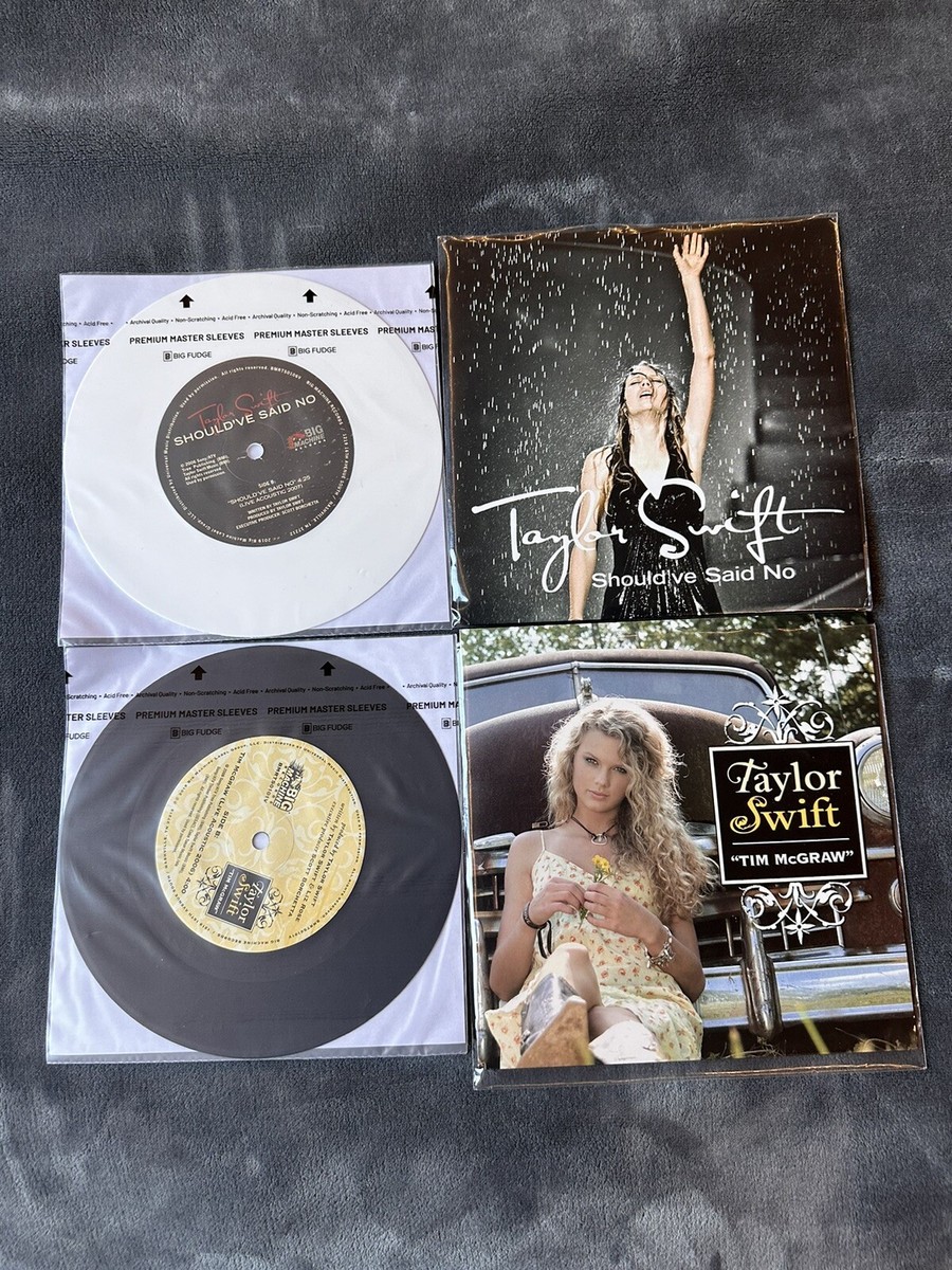Taylor Swift 7” Vinyl x 2 Tim McGraw, Should've Said No | eBay
