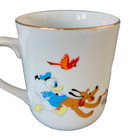 Walt Disney World Mickey Mouse Coffee Mug Cup Porcelain Japan Gold Rim 1970s — photo 4