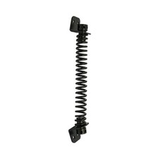 Timco 8" Black Gate Spring Adjustable Automatic Closer for Pedestrian Garden