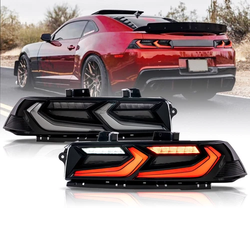 Paire de feux arrière FULL LED collection assemblage fumée VLAND pour Chevrolet Camaro 2014-2015