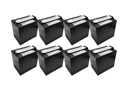Pacer P-875 8 Volt 165Ah Deep Cycle Battery - Replaces Trojan T-875 | Set of 8