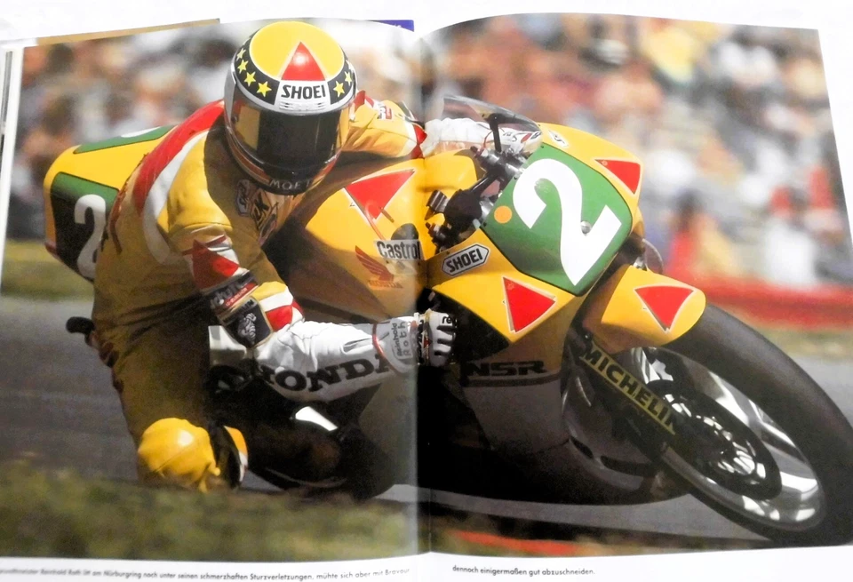 Riesen Autogramm Karten u.ä. + Motorrad Grand Prix 90 1990 WM + ansehen - Bild 3 von 4