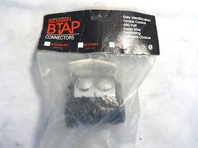 NEW IN FACTORY PACKAGE BUCHANAN BTC350-2/0 CONNECTOR