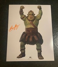 * BARRY HANLEY* signed 11x14 photo * GAMORREAN FIGHTER * THE MANDALORIAN * 2
