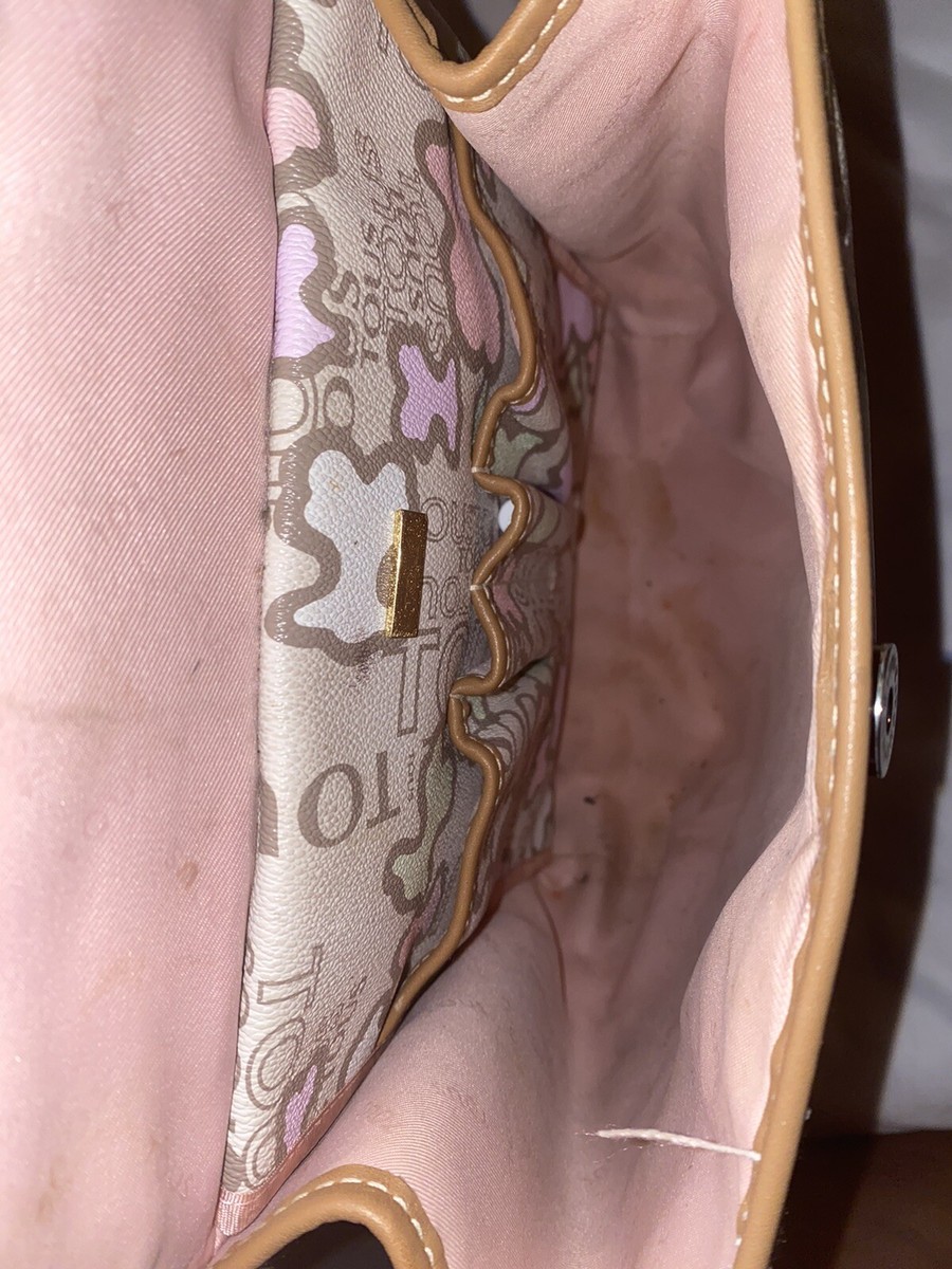 TOUS Kaos Icon Feminine Beige multicolored Leather Backpack  display picture 3