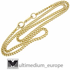 375 Gelbgold Fu&szlig;kettchen 9ct yellow gold anklet 9k 2,2 g Panzerkette
