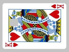 King of Hearts - Playing Cards - Fan Art Credit Card Decal
