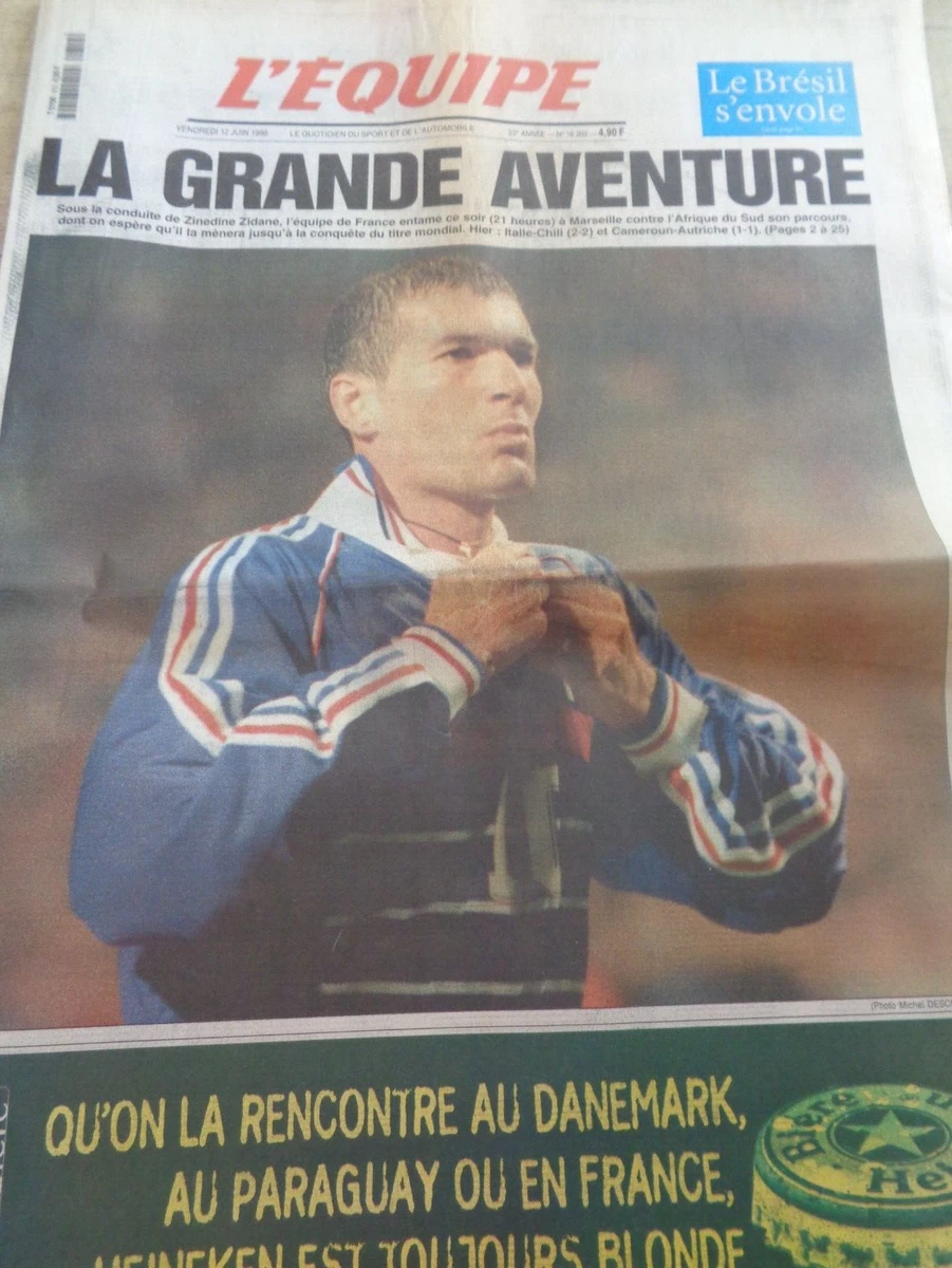 Mondial Magazine 1998 - Coupe Du Monde France - Poster France/Brésil - 90 Pages - Édition Originale