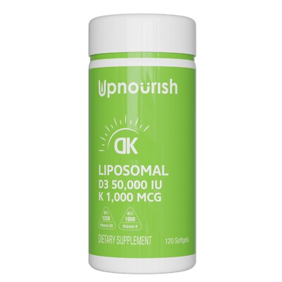 Liposomal Vitamin D3 50000 IU K 1000 mcg softgel 120 ct