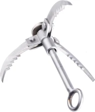 TRIWONDER Grappling Hook Gravity Rock Climbing Hooks Folding Carabiner Claws Sta