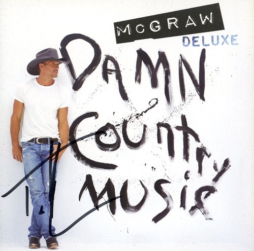 Tim McGraw AUTOGRAPHED "Damn Country Music” CD Booklet ACOA Certified