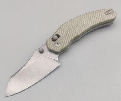 Kizer Messer Bulldog Nitro-V Stahl Micarta Clutch Lock Folder Taschenmesser