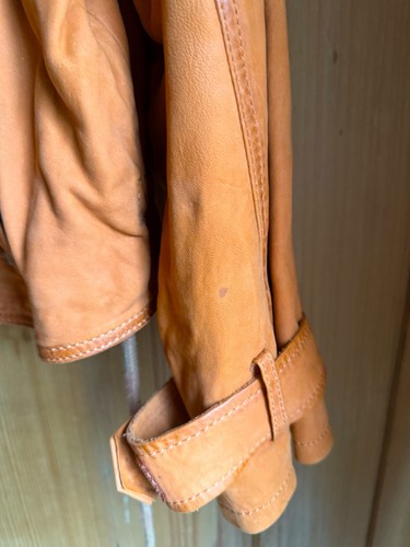 MAZE Lederjacke, warmes orange, vintage Charme, Gr. 2XL, neu o.E. - Bild 7 von 14