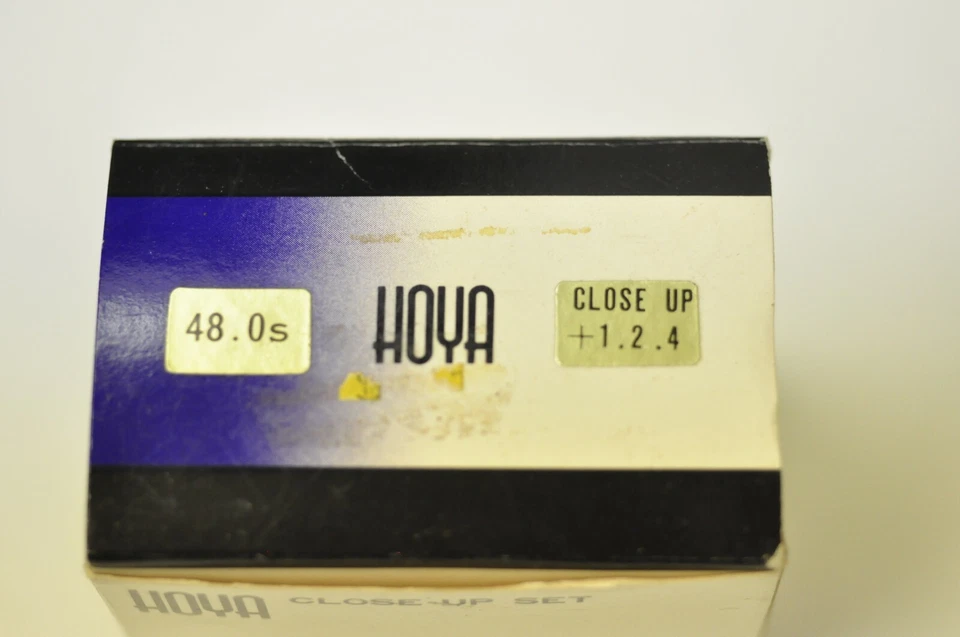 Hoya 48mm close-up set(#1, #2 and #4)w/case & box. New but problem - Image 2 of 4