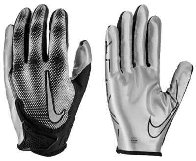 #ad Nike Vapor Jet 7.0 Football Gloves Black Silver Medium $27.95