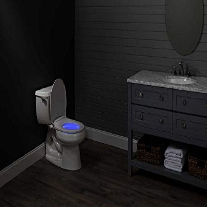 BEMIS Radiance Heated Night Light Toilet Seat will Slow Close Round