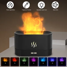 180Ml Air Diffuse Essential Oil Humidifier,  Aroma Mist Diffuser with Fire 7 Col