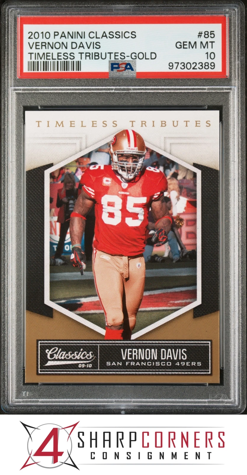 Vernon Davis trading card